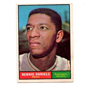 1961 Topps #368 Bennie Daniels Washington Senators (Baseball Card)